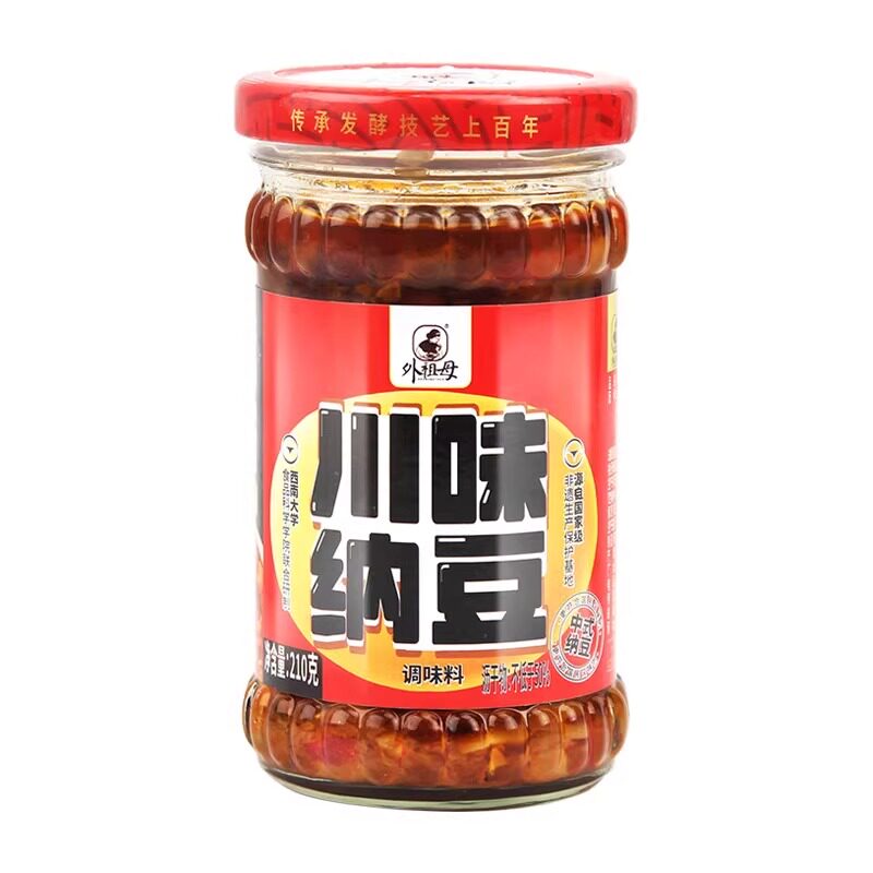 重庆永川外祖母川味纳豆210g