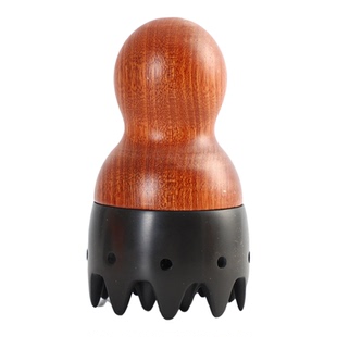 砭石头疗艾灸罐头部艾灸神器头疗疏通经络梳子手持艾灸器具温灸仪