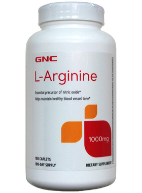 新29年GNC精氨酸1000mg180片大瓶
