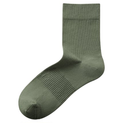 蕉下男士消臭棉质中筒袜透气7A抑菌排汗运动薄款百搭休闲纯色短袜