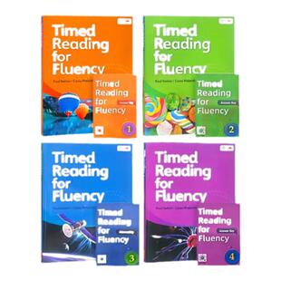 进口原版 Seed Learning Timed Reading for Fluency 1-4级寒暑假短期阅读课程初高中流利阅读CEFR A2送音频纸质答案本单词表