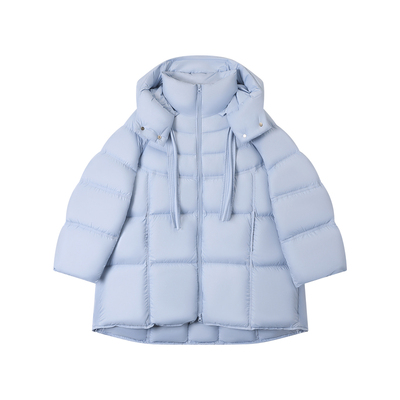 熙薇『雨做的云』2026新款充绒量爆满的双飘带羽绒服H7193