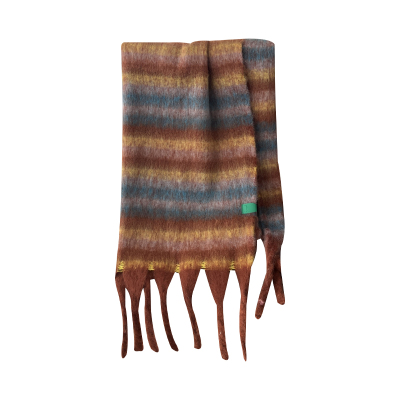 韩版加厚围巾女冬季马海毛情侣款