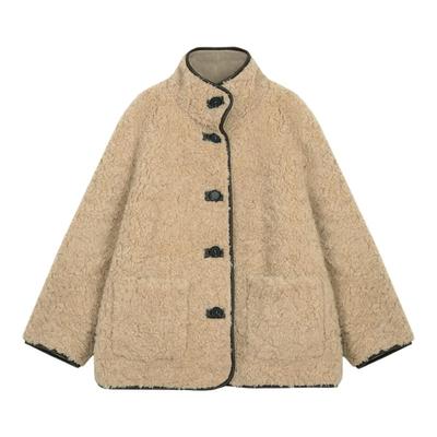 solighter全羊毛皮毛一体外套