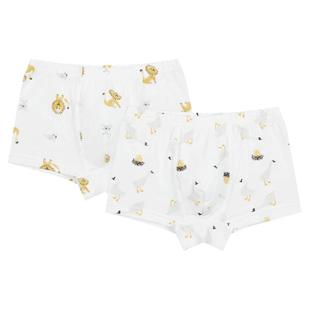 Nest Designs儿童宝宝内裤幼儿女童弹力竹纤维可爱平角内裤2件装