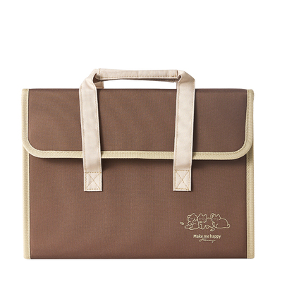 得力风琴包大容量手提多层分类夹