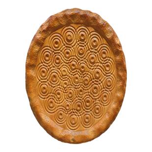 店铺招牌标识玻璃钢烧饼雕塑定做食物道具小品新疆仿真馕饼模型