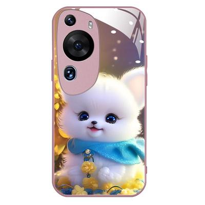 适用于华为p60art手机壳huawei新款液态玻璃壳hw时尚创意女款化为个性超薄MNA-AL00卡通可爱狗狗p60rat全包潮