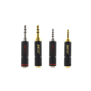 美国RANKO龙格 2.5mm转3.5mm、3.5转2.5 镀金/镀铑 耳机转换插头