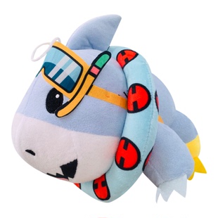 Jeff The Land Shark Plush可爱毛绒玩偶公仔小鲨鱼杰夫儿童玩具