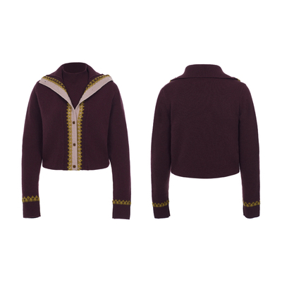 palavas杜乐丽织语针织上衣原创