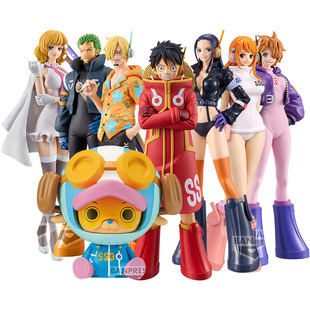 【自营】万代眼镜厂景品手办 海贼王 航海王 DXF 蛋头岛 路飞鹰眼