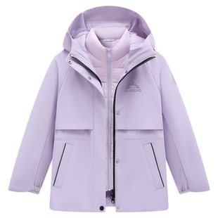 波司登儿童羽绒服25秋冬新款男女童三合一防风保暖外套