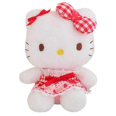 草莓hellokitty正版公仔毛绒玩具