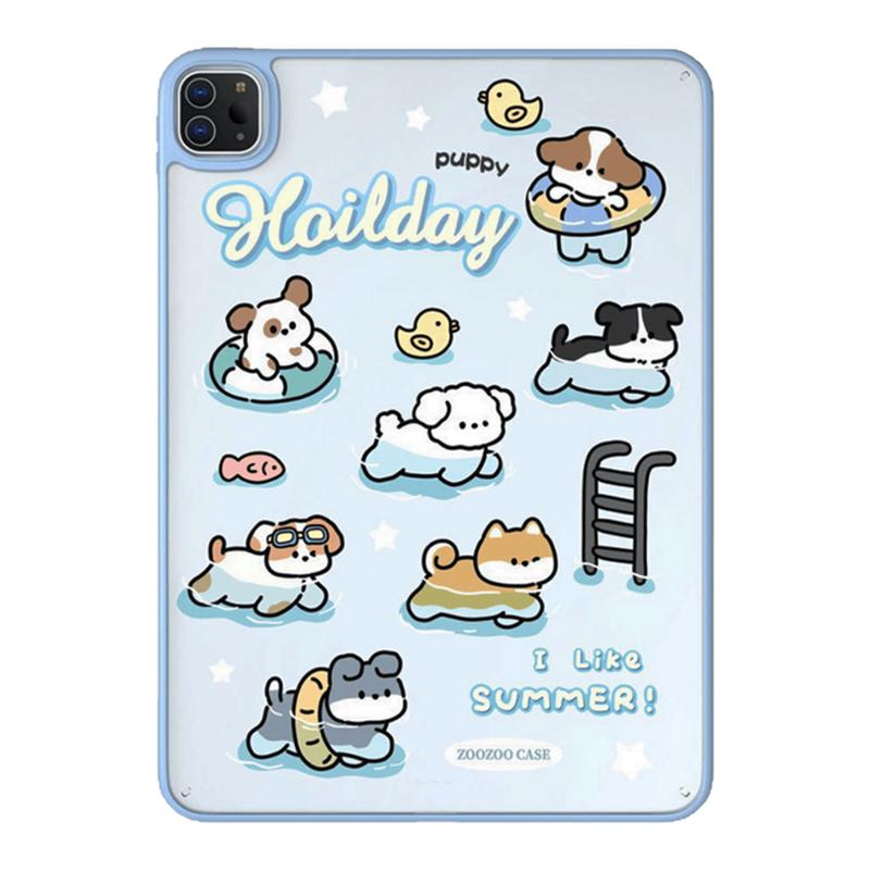 苹果iPad游泳小狗无盖防弯壳