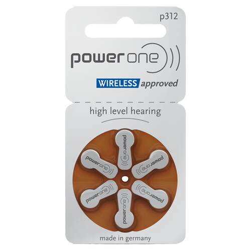 电池p312德国进口powerone峰力瑞声达斯达克助听器电子PR41 1.45V