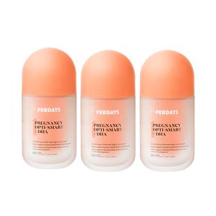 PERDAYS 孕期&哺乳期脑视DHA双胶囊 60粒孕妇营养澳洲进口*3瓶