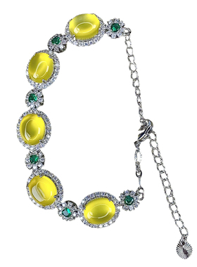 冰玉髓手链女款高冰色玛瑙手链子