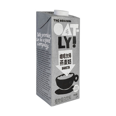 OATLY咖啡燕麦奶1L*6瓶整箱