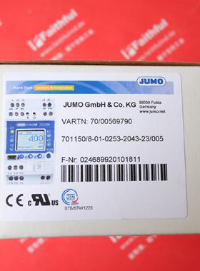 议价Jumo 00569790 久茂全新温控器 701150/8-01-0253-2043-23/00
