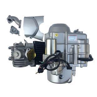 全新动力汽油机无级变速自动离合卧式发动机弯梁摩托车金城70机头