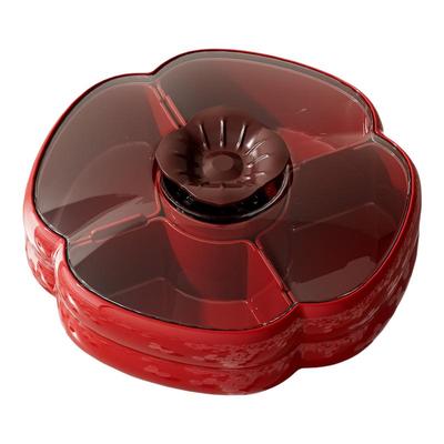 新年红色干果盘高颜值客厅茶几