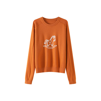 OSA“马年限定”提花套头毛衣