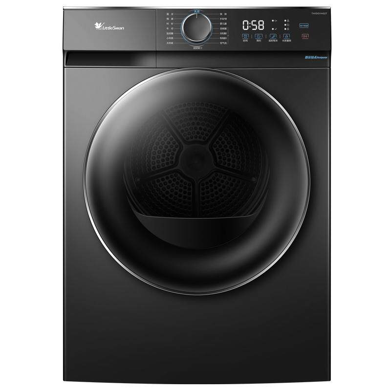 小天鹅超薄热泵烘干机全自动家用10kg滚筒式单独干衣机除螨猫毛02