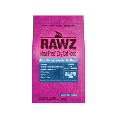 【自营】rawz罗斯低温慢煮鲜肉高蛋白鲑鱼鸡肉成幼全猫粮1.75磅