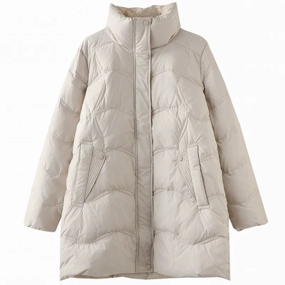 国风记忆中款立领轻便羽绒服保暖