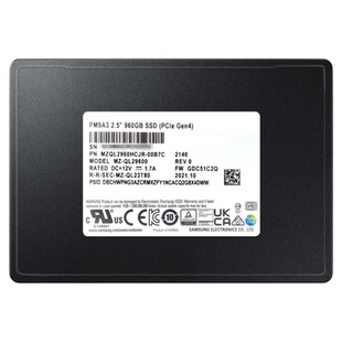 samsung/三星PM9A3 1.92T/3.84T/7.68T PCIE4.0固态硬盘U.2 NVME