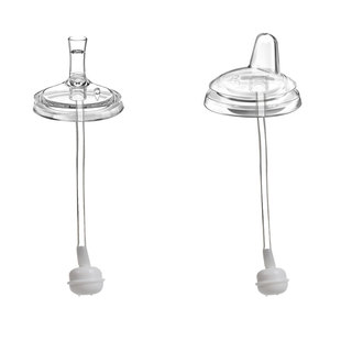 通用新安怡宽口奶瓶原生自然顺畅PP玻璃学饮吸管重力球鸭嘴杯配件