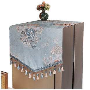 欧式冰箱盖布防尘罩轻奢高档家用双开门单开门冰箱顶盖巾2026新款