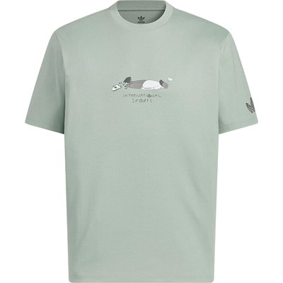 Adidas/阿迪达斯正品三叶草男士圆领简约经典休闲短袖T恤KA2250