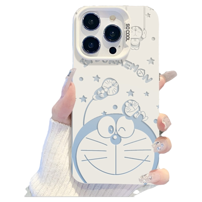 适用苹果手机壳叮当猫网红高级感