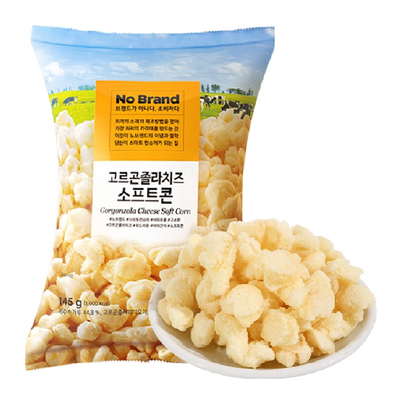 猫超臻选韩国进口奶酪芝士玉米卷爆米花NoBrand咸甜交织酥脆零食