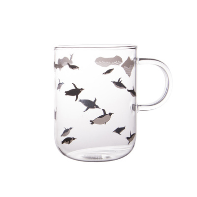 日式极地玻璃杯ins风高硼硅耐热