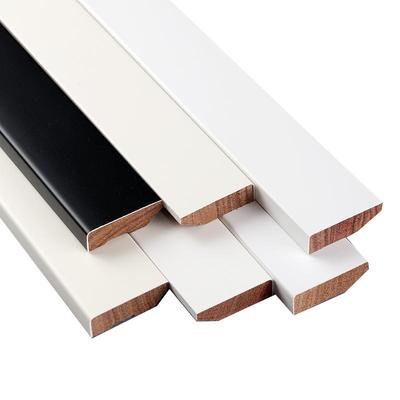 格然实木踢脚线纯白色北欧平板