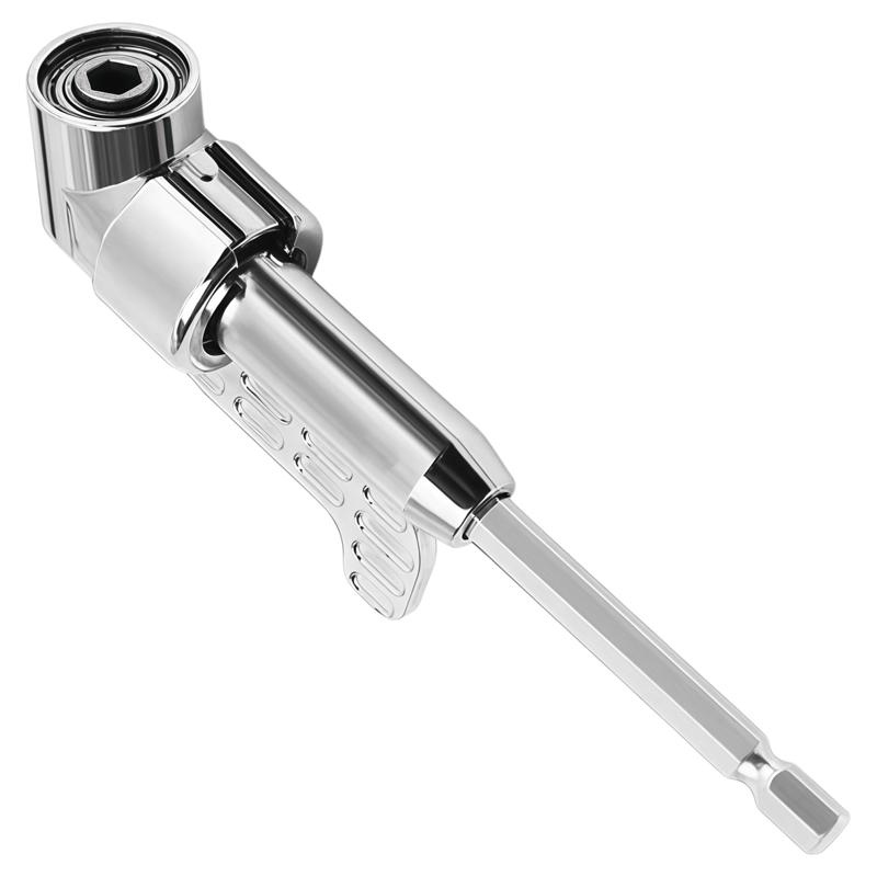 批头拐角器105度电动万向螺丝刀转角器90度转弯钻头螺丝拐角神器