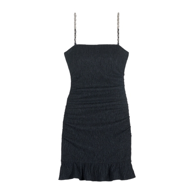 ba&sh休闲百搭黑色连衣裙