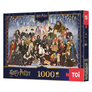 TOI图益拼图哈利波特群像人物合集1000片diy霍格沃兹毕业季礼物