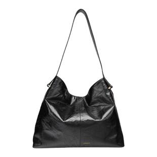 红谷包包2026新款真皮单肩腋下包通勤高级感大容量hobo包牛皮女包