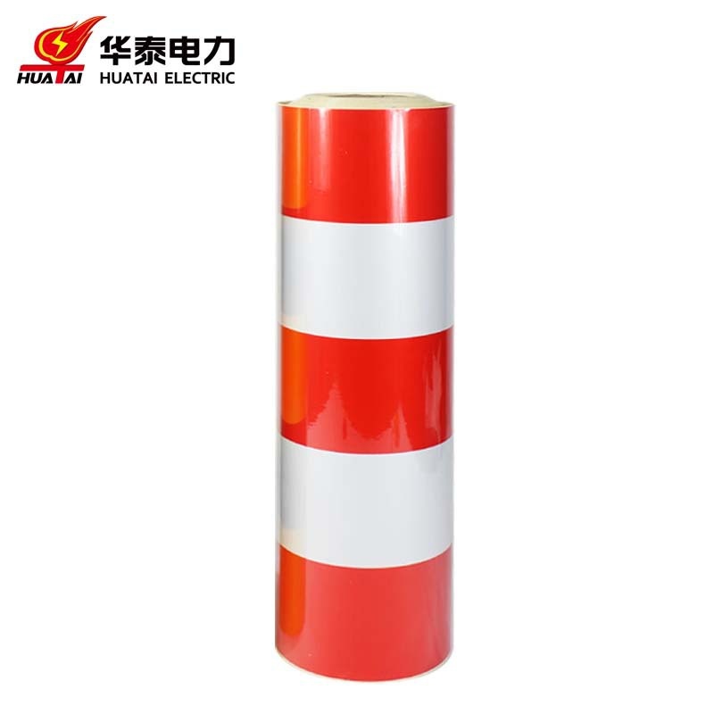 厂家广告级反光膜黄黑双色多规格反光警示安全柱贴反光胶带路标