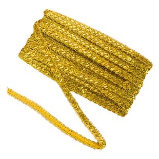 1公分亮片花边演出民族丝带服装配饰辅料DIY涤纶金银丝亮片装饰边