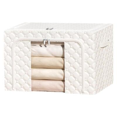 衣服收纳箱家用可折叠压纹无纺布