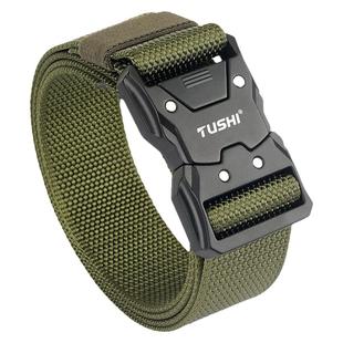 快拆插扣快速反应尼龙腰带户外作训军训裤带休闲男士皮带腰封战术