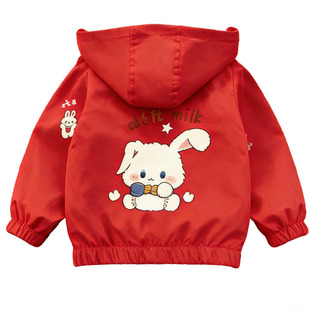 女童外套春季薄款2026春装新款女宝宝小童薄款超好看时髦防风风衣