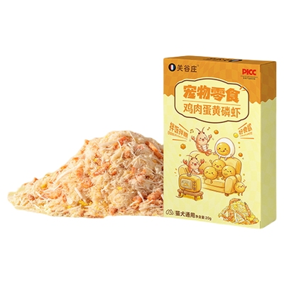 关谷庄蛋黄磷虾鸡肉松冻干