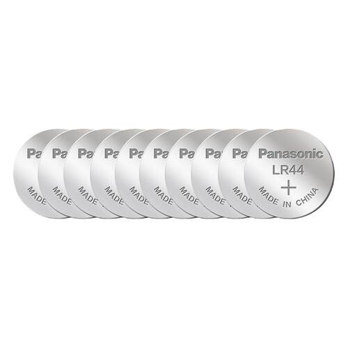 松下纽扣电池10粒LR44/LR43/LR41/LR1130适用手表电池计算器电池玩具电池1.5V碱性