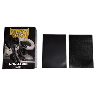 龙盾 66.5*92.5 黑色双面磨砂 卡套 100张 宝可梦 万智牌